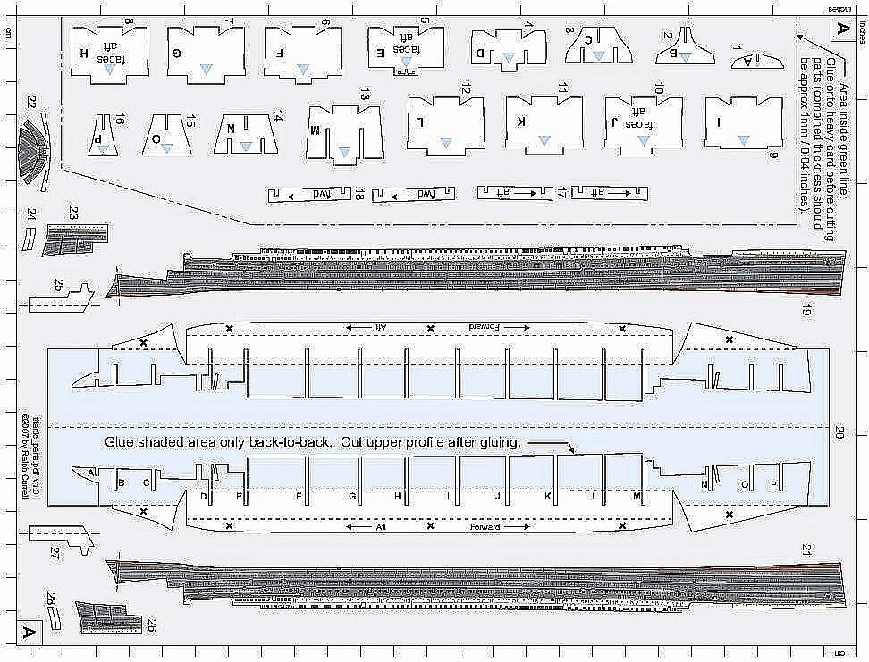 Plan PassengerShip Rms Titanic